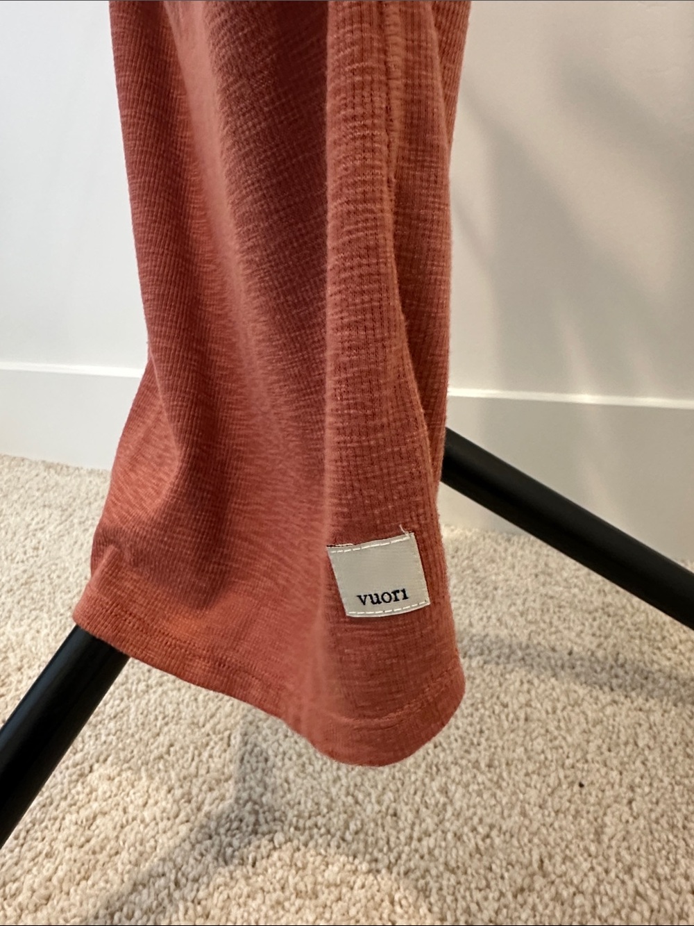 Vuori Rust Orange Racerback Tank - Picture 3 of 3